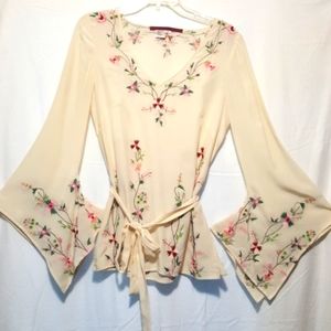 Gorgeous Embroidered Silk Blouse